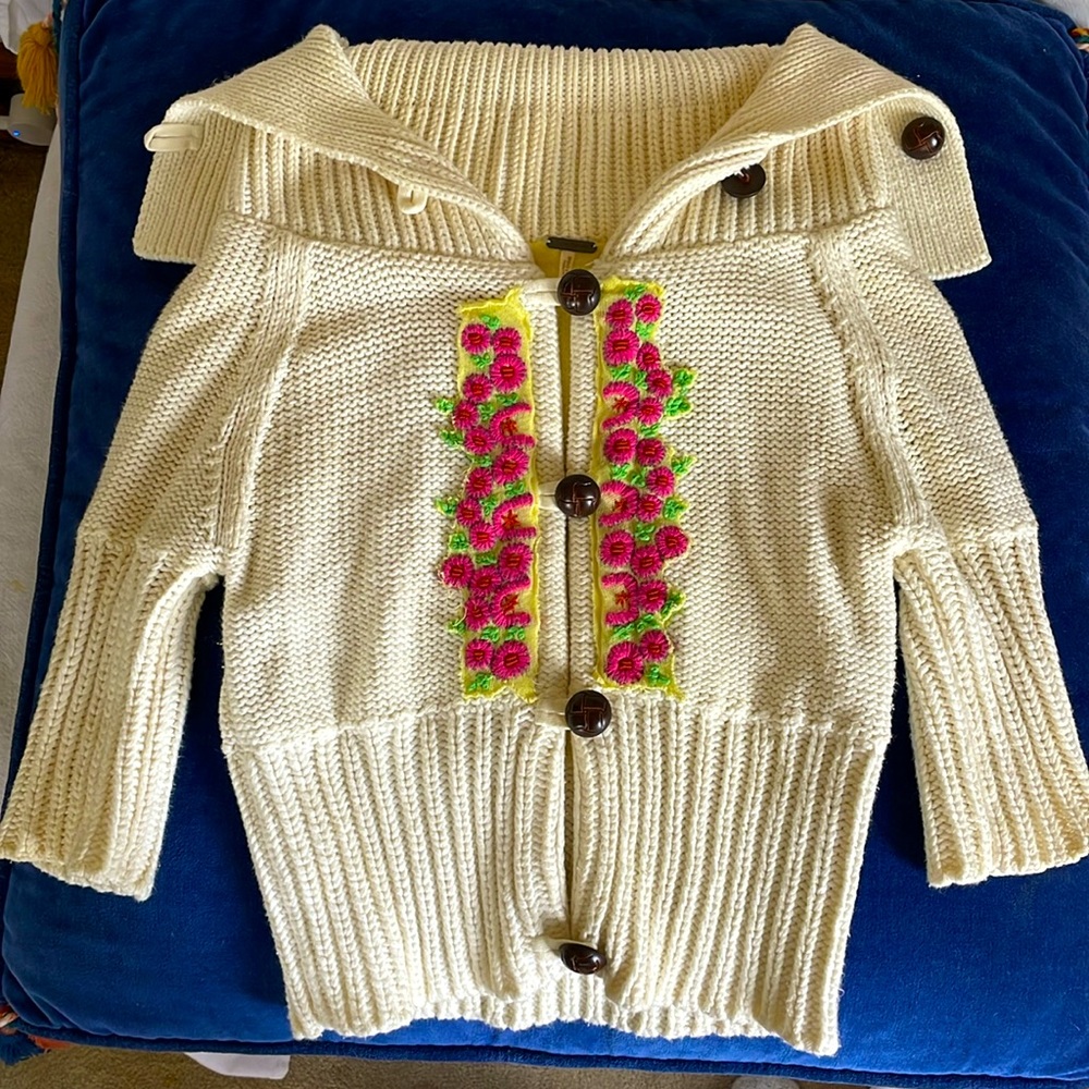 Cute embroidered sweater